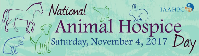 National Pet Hospice Day on November 4th, 2017 at Heaven at Home Pet Hospice