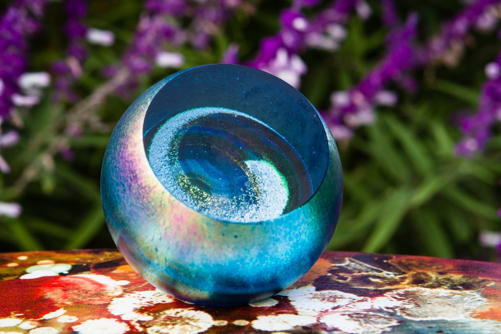 Beachcombers 4 Color Rotating Base for Glass Paperweights 3.5 x