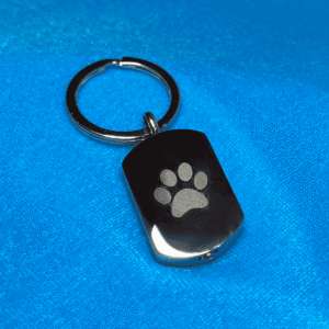 Paw Print Keychain